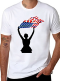 American Flag Silhouette Tee