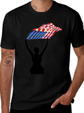American Flag Silhouette Tee