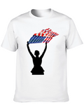 American Flag Silhouette Tee