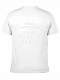 Awesome Community Health Nurse Black T-Shirt