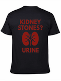 Kidney Stones? Ur-ine Black Cotton T-Shirt