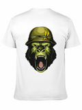 Gorilla Soldier Graphic Tee - Black