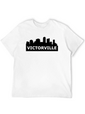 Victorsville Skyline Black T-Shirt