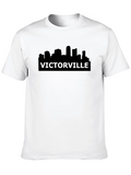 Victorsville Skyline Black T-Shirt
