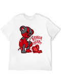 B H Bear Tee To Match Jordan 13 Red Flint Classic Cotton Tee – Unisex Comfort For Any Season