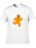 Gingerbread Running Team Black Graphic T-Shirt