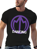Dancing Circle Graphic Tee - Modern Streetwear