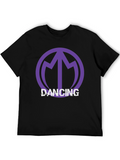 Dancing Circle Graphic Tee - Modern Streetwear