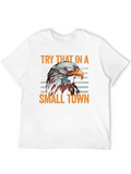 Patriotic Eagle Graphic Tee - Small Town Pride