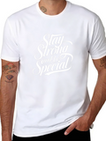 Stay Strong and Be Special Black Tee
