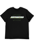 Queens Supporting Queens Black Graphic T-Shirt