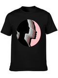 Women Silhouette T-Shirt - Black Graphic Tee