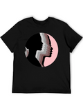 Women Silhouette T-Shirt - Black Graphic Tee