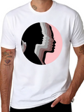 Women Silhouette T-Shirt - Black Graphic Tee