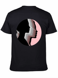 Women Silhouette T-Shirt - Black Graphic Tee