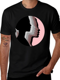 Women Silhouette T-Shirt - Black Graphic Tee