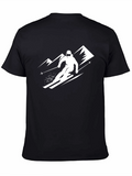 Skiing Adventure Tee - Black