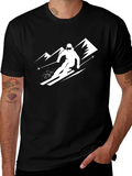 Skiing Adventure Tee - Black
