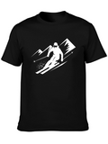 Skiing Adventure Tee - Black