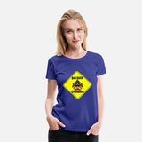 Bad Ducke Crossing funny T-Shirt