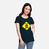 Bad Ducke Crossing funny T-Shirt