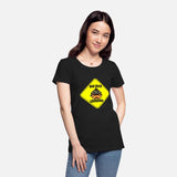 Bad Ducke Crossing funny T-Shirt