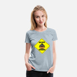 Bad Ducke Crossing funny T-Shirt