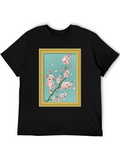 Baroque Aesthetic Japanese Cherry Blossom Classic Cotton Tee – Unisex Comfort For Any Season