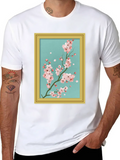 Baroque Aesthetic Japanese Cherry Blossom Classic Cotton Tee – Unisex Comfort For Any Season