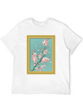 Baroque Aesthetic Japanese Cherry Blossom Classic Cotton Tee – Unisex Comfort For Any Season