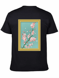 Baroque Aesthetic Japanese Cherry Blossom Classic Cotton Tee – Unisex Comfort For Any Season