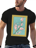 Baroque Aesthetic Japanese Cherry Blossom Classic Cotton Tee – Unisex Comfort For Any Season
