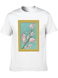 Baroque Aesthetic Japanese Cherry Blossom Classic Cotton Tee – Unisex Comfort For Any Season