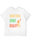 Basketball It's More That Just A Sport It's My Classic Cotton Tee – Unisex Comfort For Any Season
