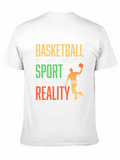 Basketball It's More That Just A Sport It's My Classic Cotton Tee – Unisex Comfort For Any Season