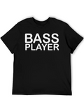 Bass Player Classic Cotton Tee – Unisex Comfort For Any Season