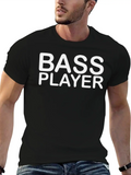 Bass Player Classic Cotton Tee – Unisex Comfort For Any Season