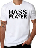 Bass Player Classic Cotton Tee – Unisex Comfort For Any Season