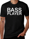 Bass Player Classic Cotton Tee – Unisex Comfort For Any Season