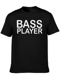 Bass Player Classic Cotton Tee – Unisex Comfort For Any Season
