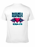 Basslines & Heartbeats – My Rhythm Of Life T-shirt Classic Cotton Tee – Unisex Comfort For Any Season