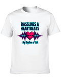 Basslines & Heartbeats – My Rhythm Of Life T-shirt Classic Cotton Tee – Unisex Comfort For Any Season