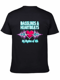 Basslines & Heartbeats – My Rhythm Of Life T-shirt Classic Cotton Tee – Unisex Comfort For Any Season