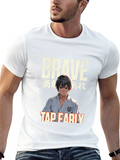 Be Brave To Tap Early Jiu Jitsu Classic Cotton Tee – Unisex Comfort For Any Season