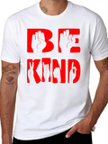Be Kind ASL American Sign Language ©WhiteTigerLLC Classic Cotton Tee – Unisex Comfort For Any Season