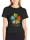 Be Kind Classic Cotton Tee – Unisex Comfort For Any Season