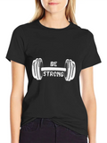 Be Strong Classic Cotton Tee – Unisex Comfort For Any Season