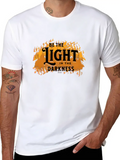 Be The Light In The Darkness Classic Cotton Tee – Unisex Comfort For Any Season