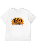Be The Light In The Darkness Classic Cotton Tee – Unisex Comfort For Any Season