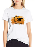 Be The Light In The Darkness Classic Cotton Tee – Unisex Comfort For Any Season